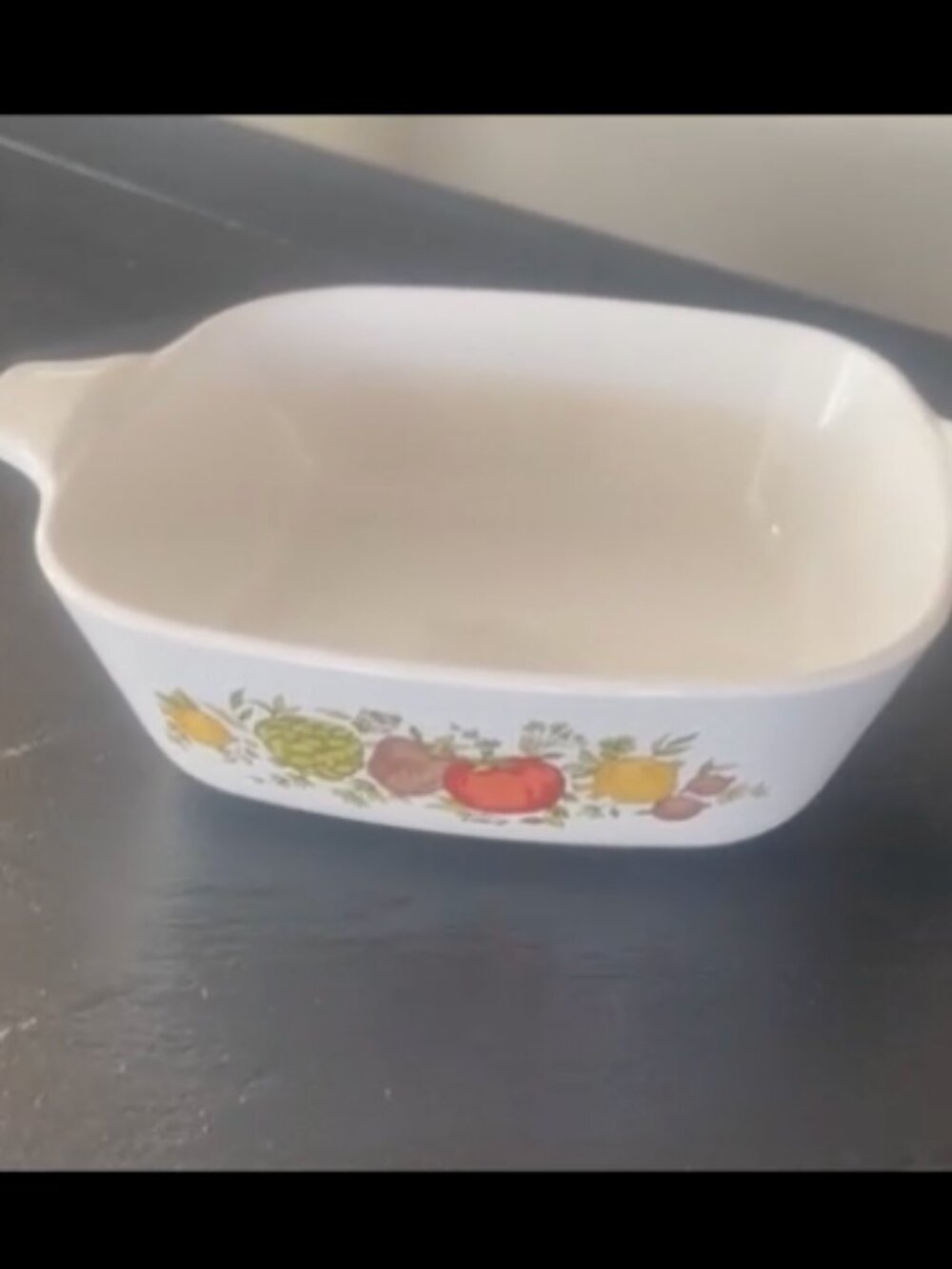 CORNINGWARE spice of life small baker!  circa 1972-1979
